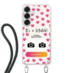 Telefoonhoesje Met Foto - It's a match - Hoesje met koord