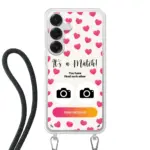 Telefoonhoesje Met Foto - It's a match - Hoesje met koord