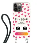 Telefoonhoesje Met Foto - It's a match - Hoesje met koord
