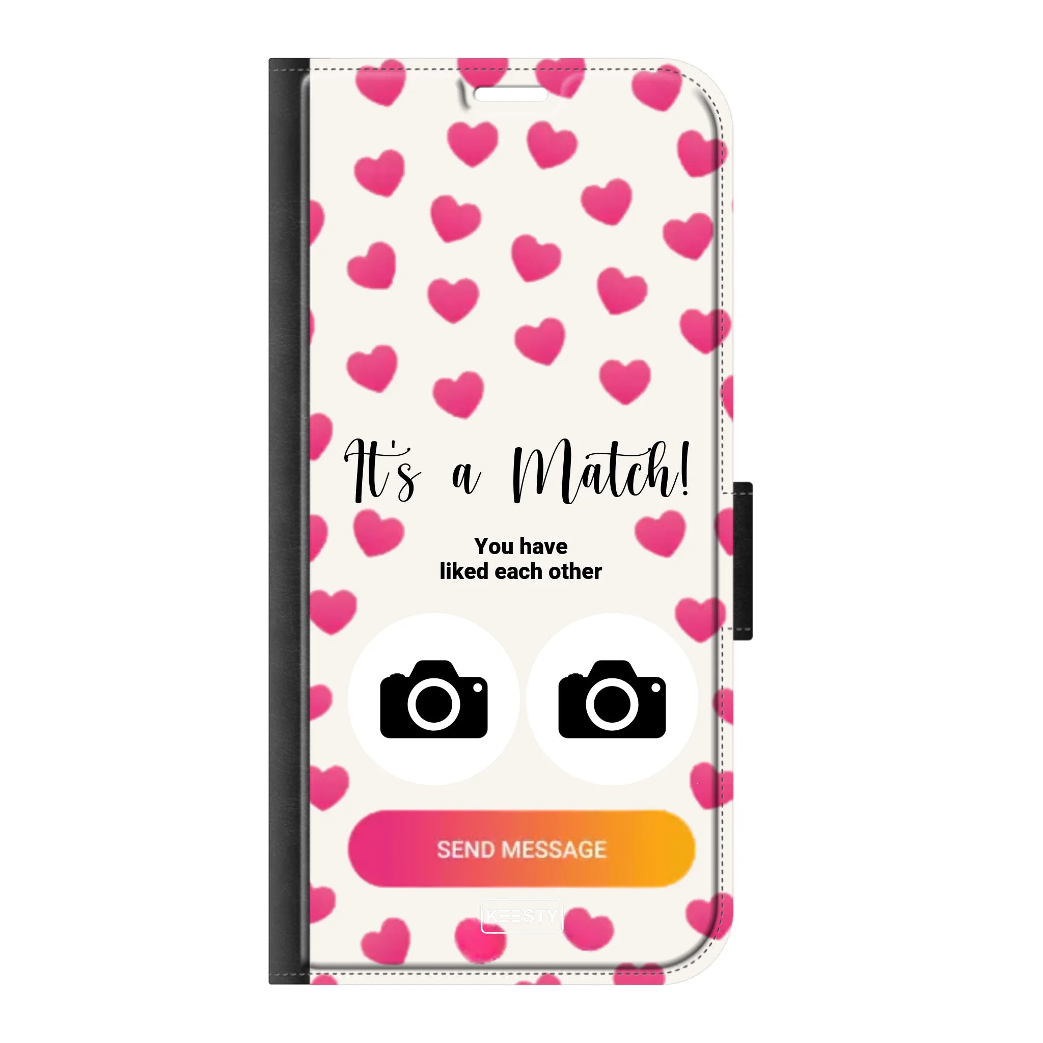 Telefoonhoesje Met Foto - It's a match - Portemonnee hoesje
