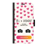 Telefoonhoesje Met Foto - It's a match - Portemonnee hoesje