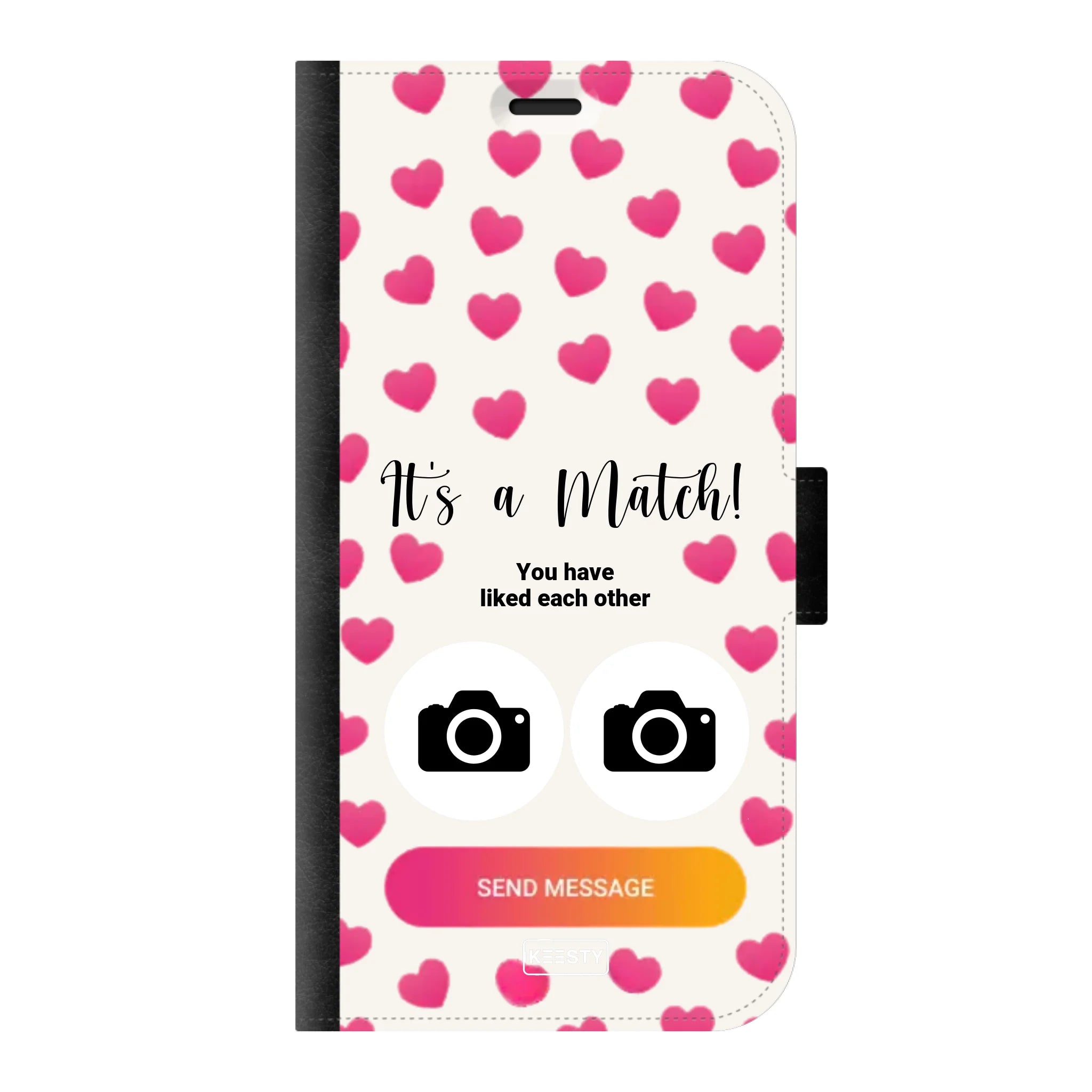 Telefoonhoesje Met Foto - It's a match - Portemonnee hoesje