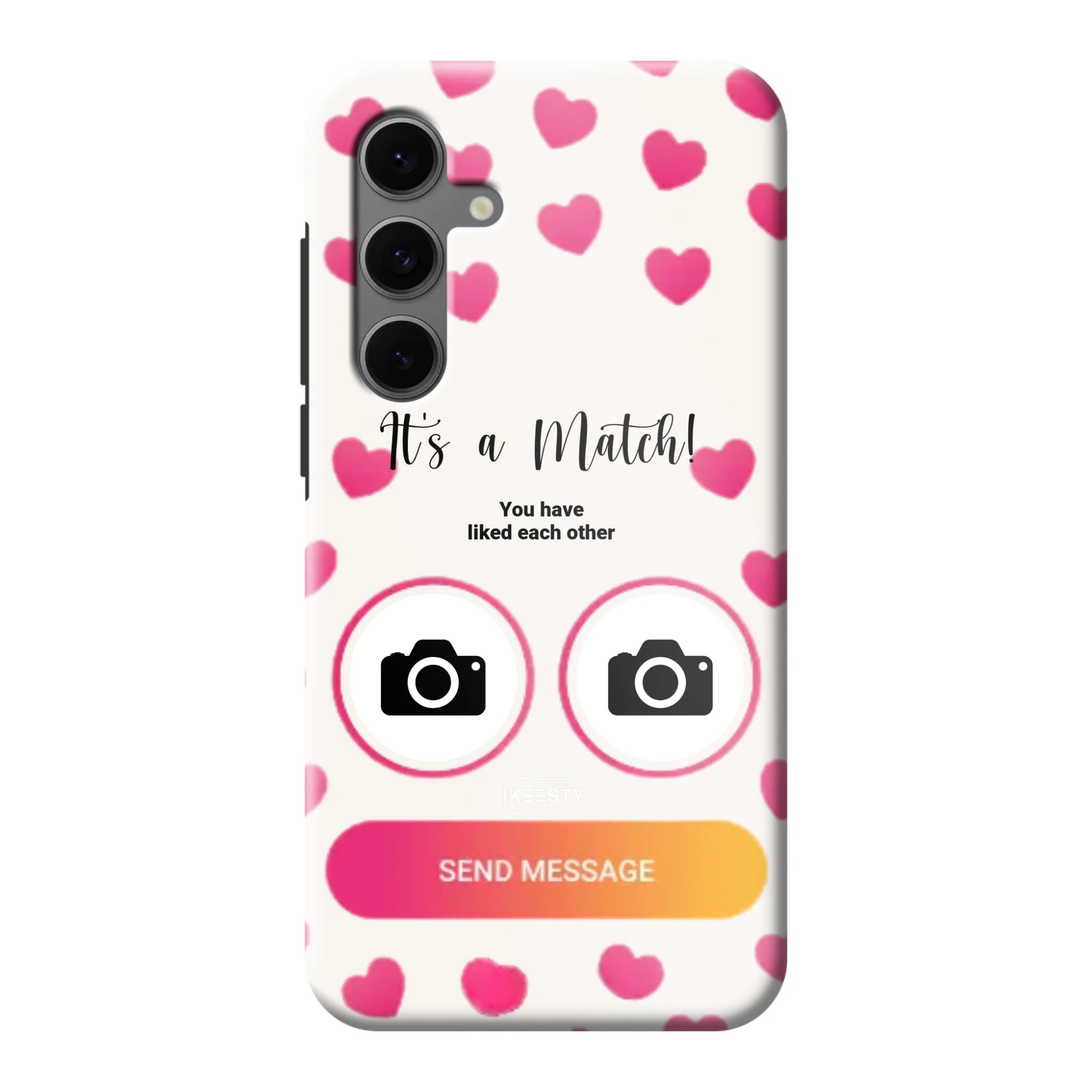 Telefoonhoesje Met Foto - It's a match - Tough hoesje