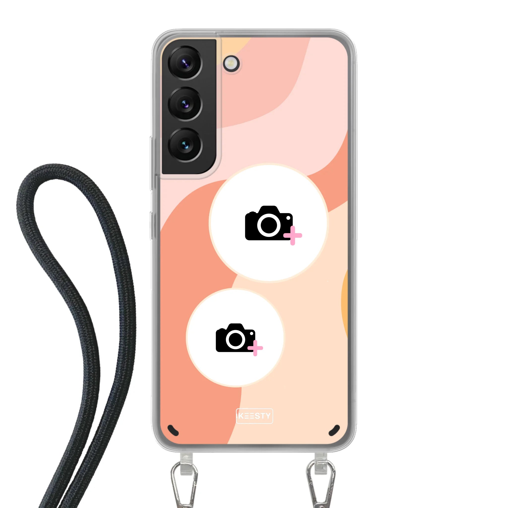 Telefoonhoesje Met Foto - Retro 2 - Hoesje met koord