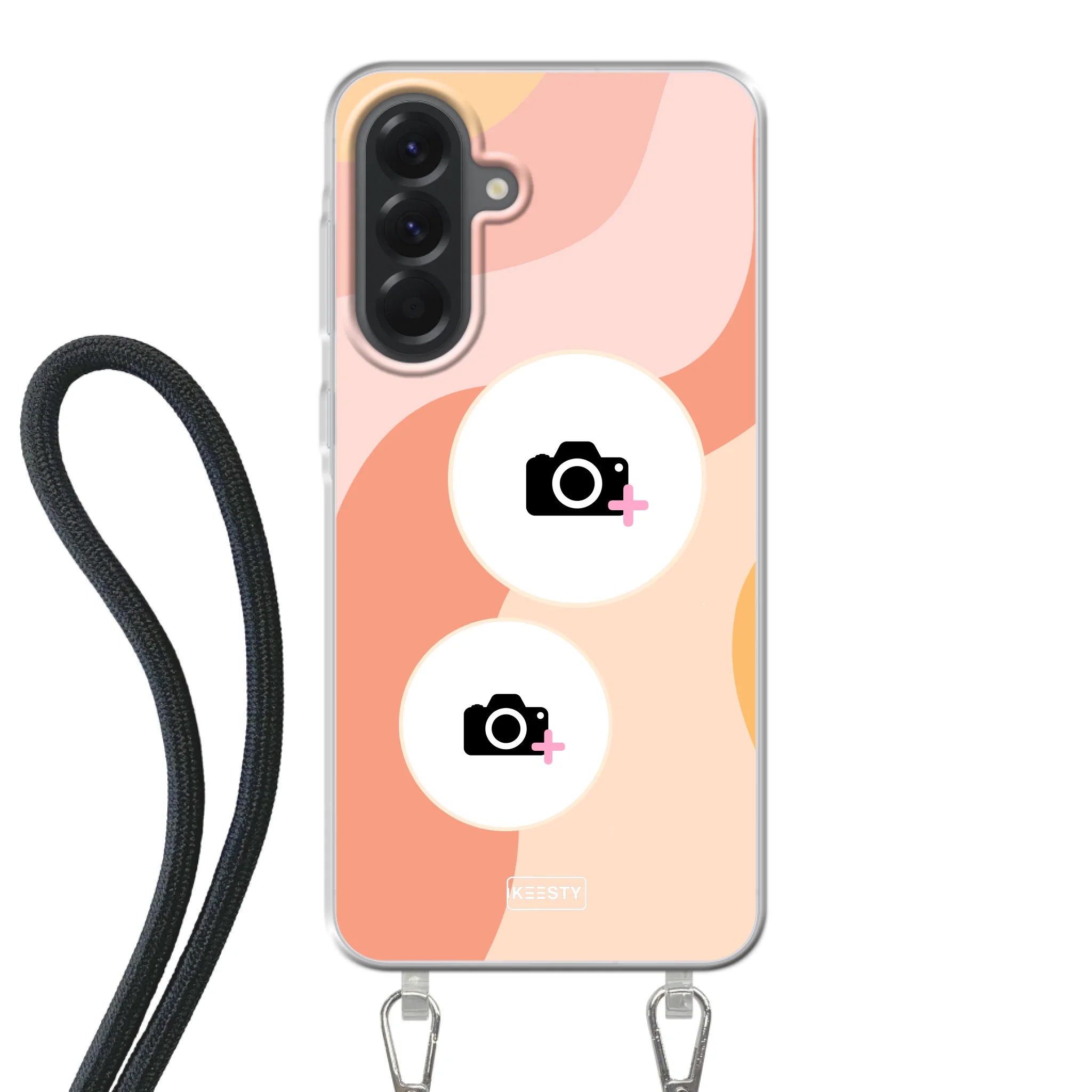 Telefoonhoesje Met Foto - Retro 2 - Hoesje met koord