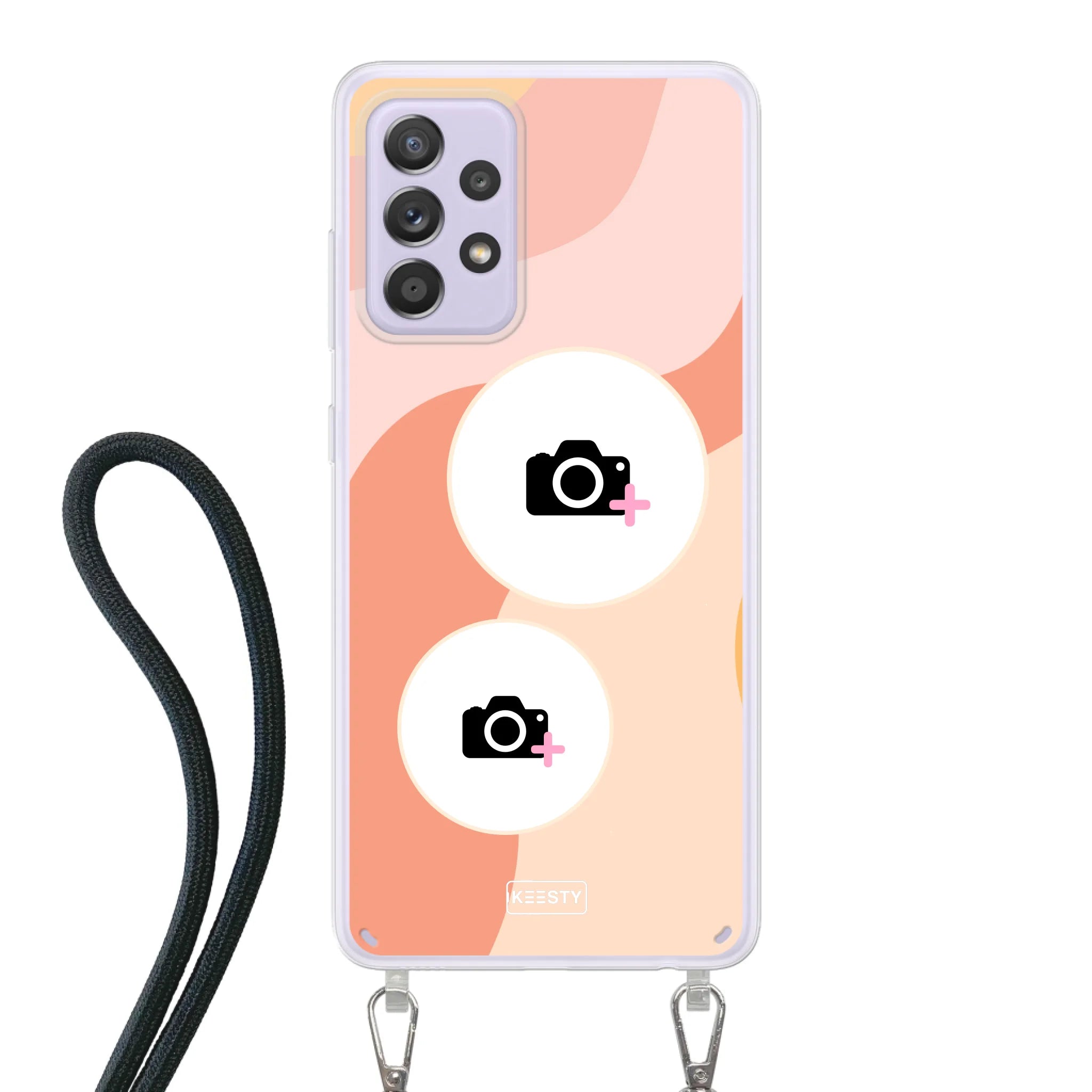 Telefoonhoesje Met Foto - Retro 2 - Hoesje met koord