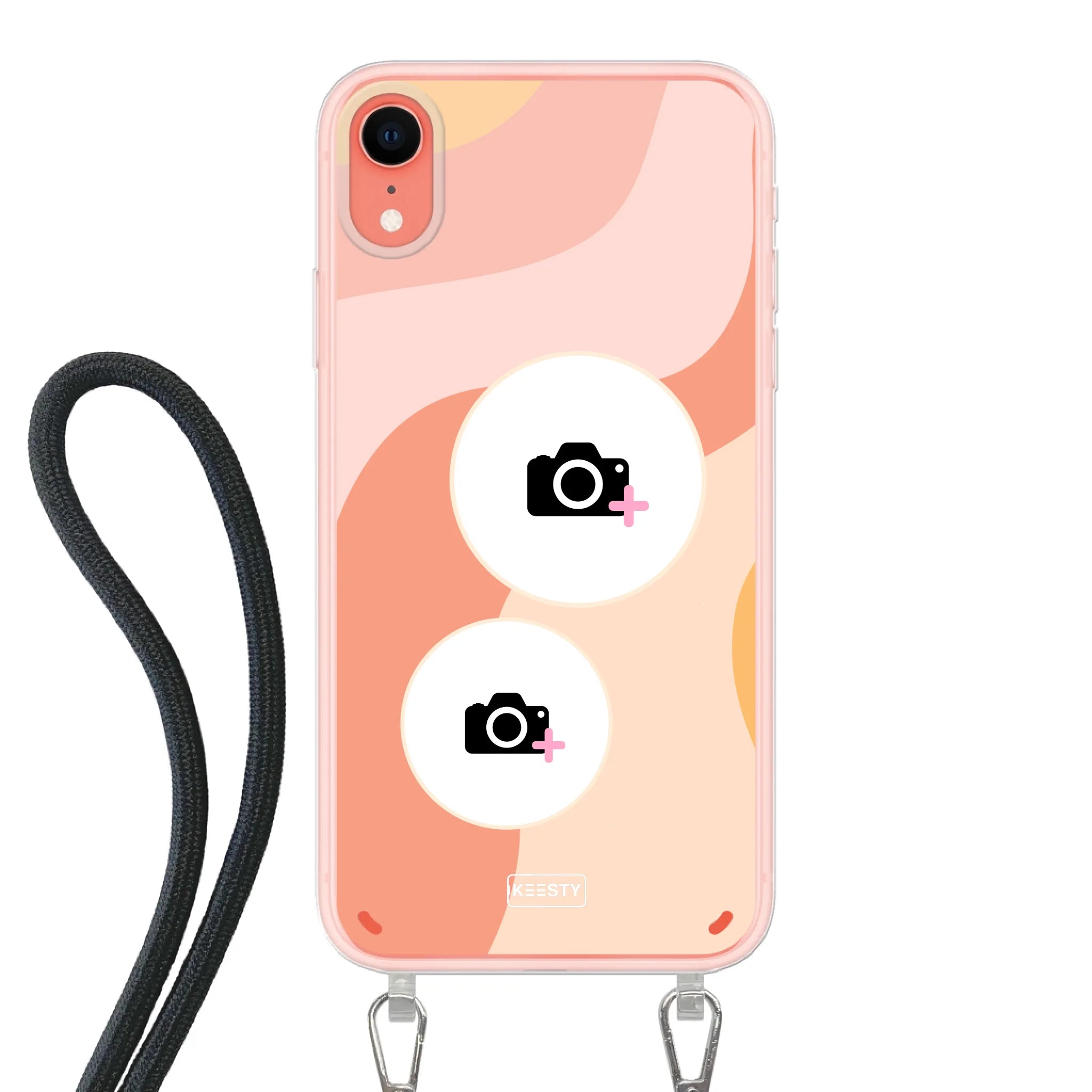 Telefoonhoesje Met Foto - Retro 2 - Hoesje met koord