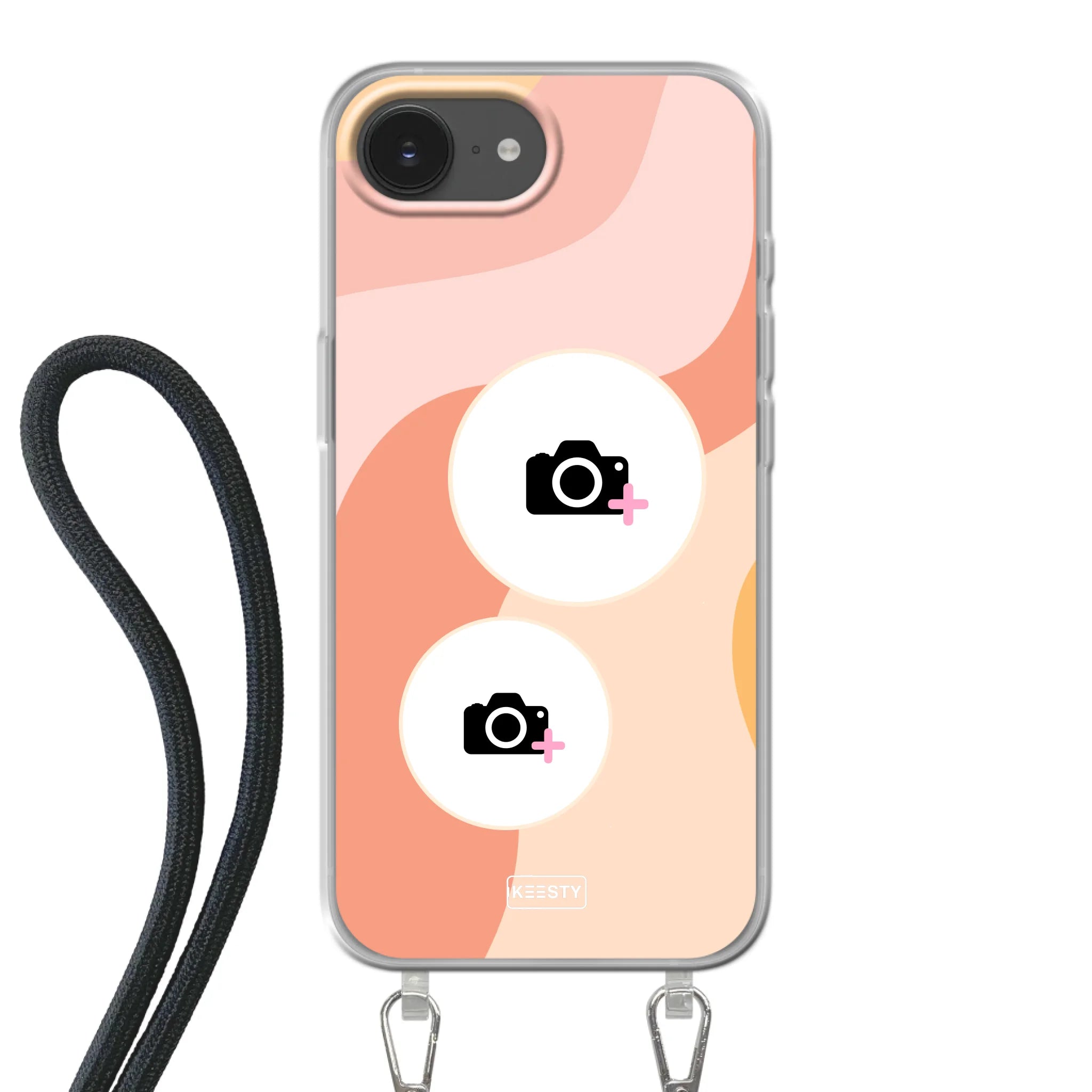 Telefoonhoesje Met Foto - Retro 2 - Hoesje met koord