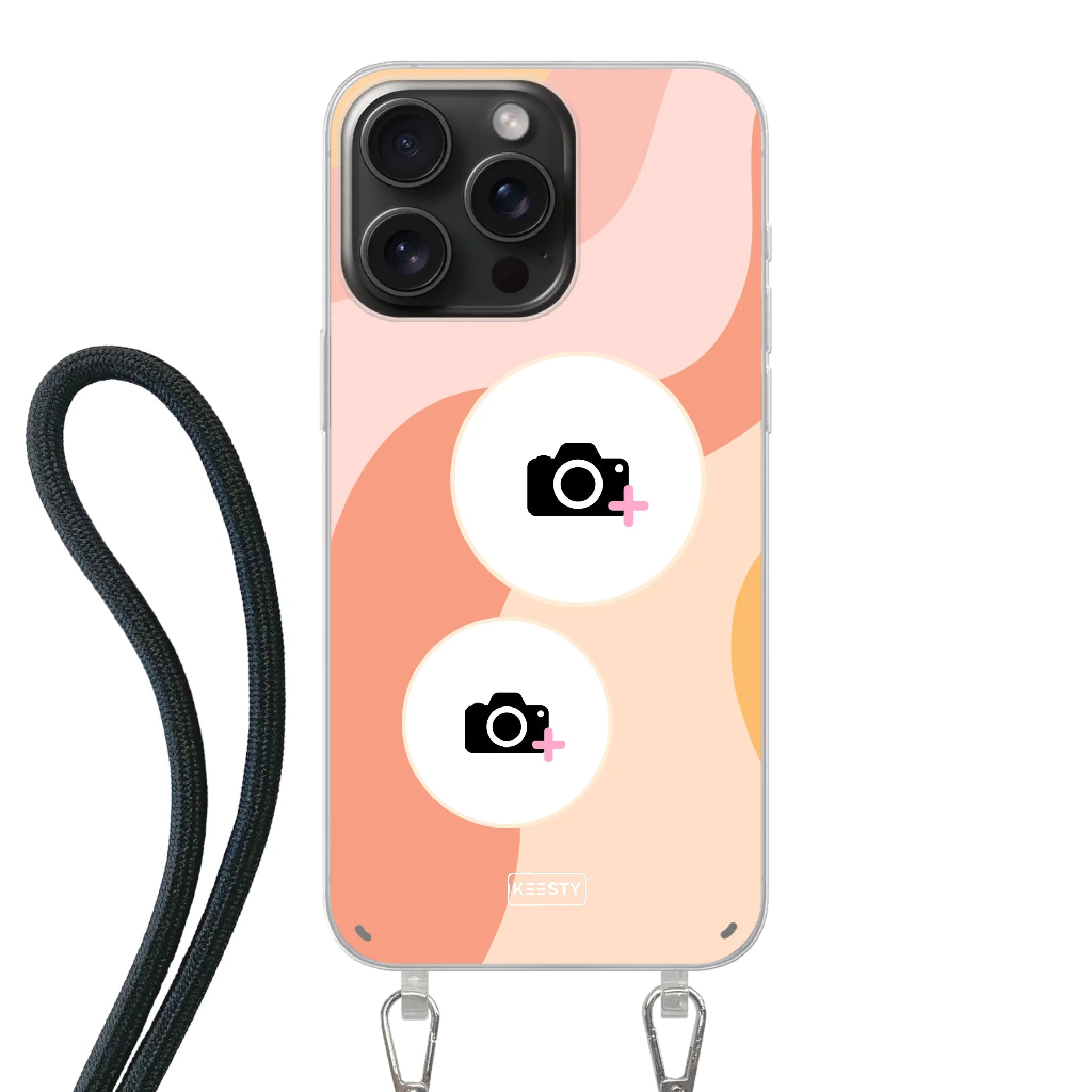 Telefoonhoesje Met Foto - Retro 2 - Hoesje met koord