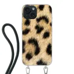 Telefoonhoesje Met Foto - Panter - Hoesje met koord