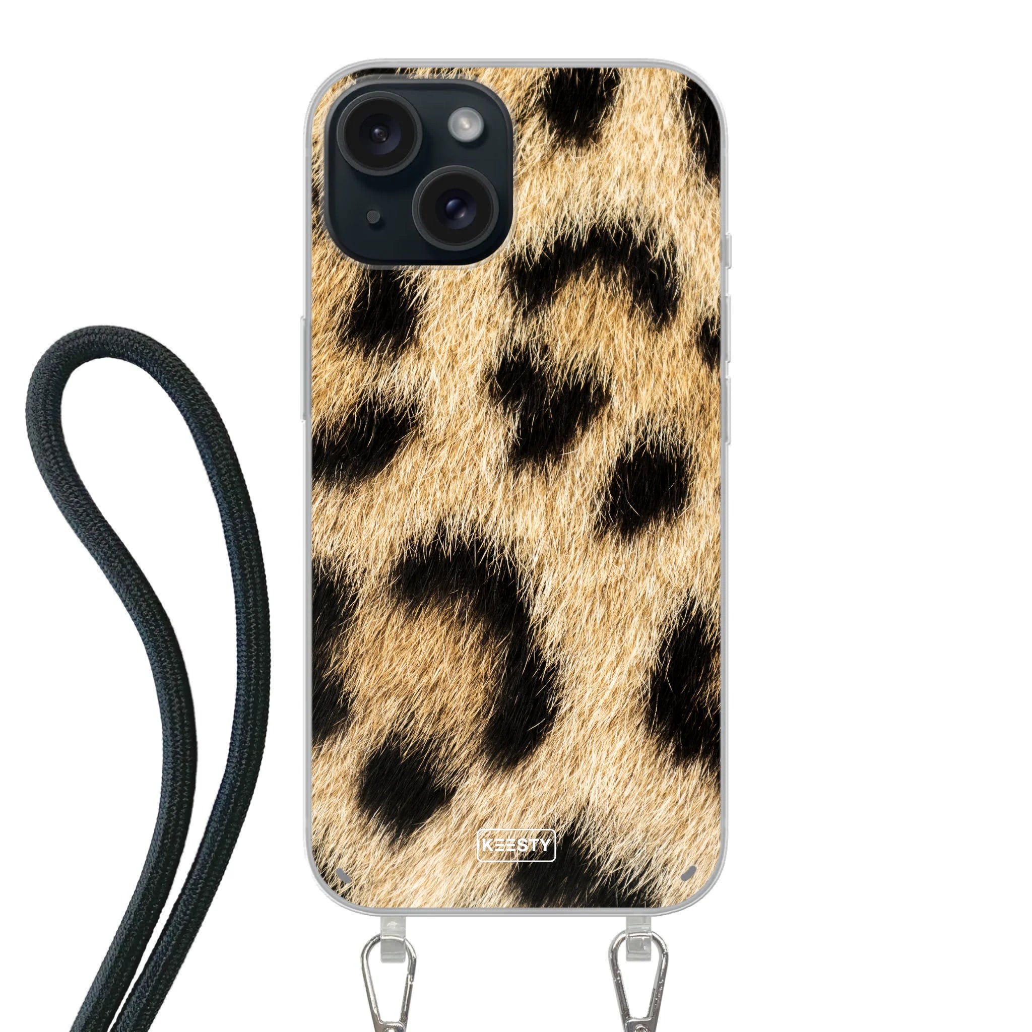 Telefoonhoesje Met Foto - Panter - Hoesje met koord
