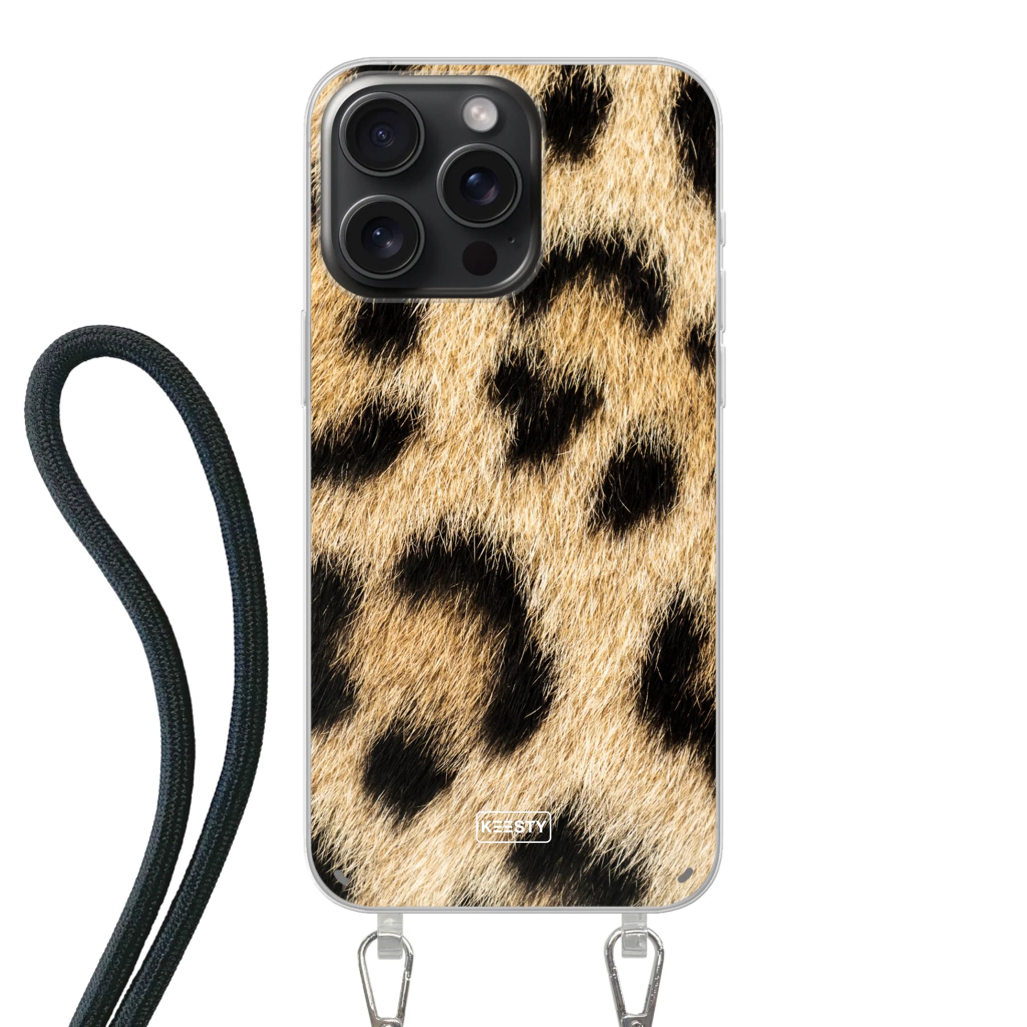 Telefoonhoesje Met Foto - Panter - Hoesje met koord
