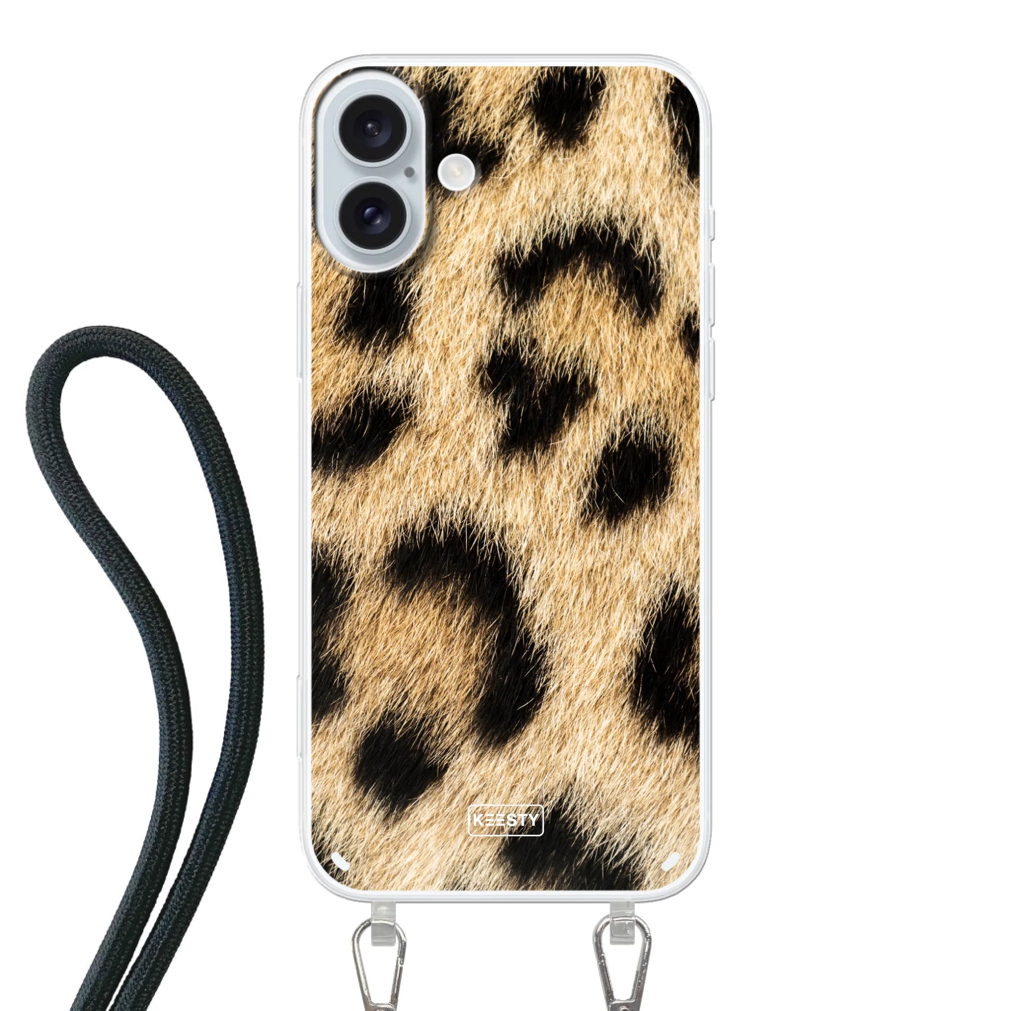 Telefoonhoesje Met Foto - Panter - Hoesje met koord