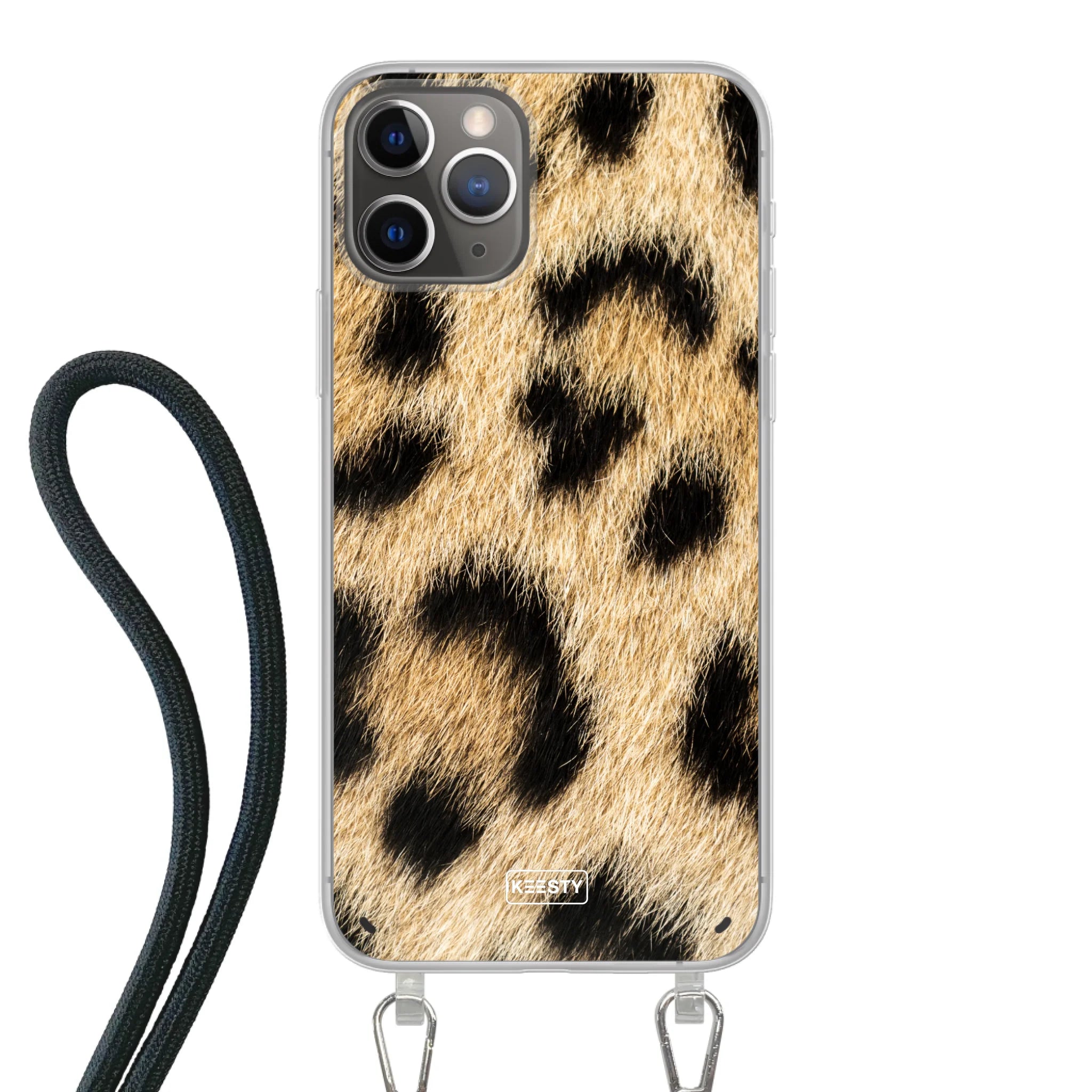 Telefoonhoesje Met Foto - Panter - Hoesje met koord