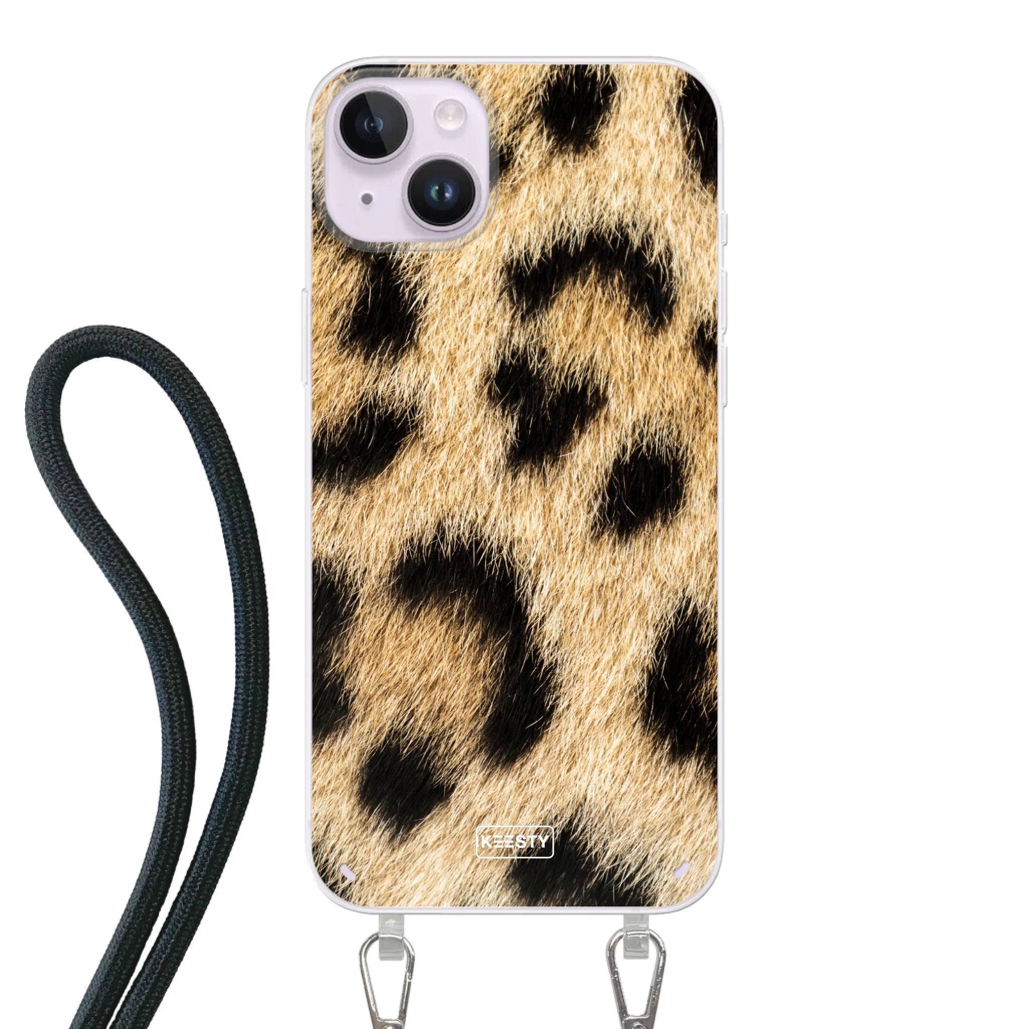 Telefoonhoesje Met Foto - Panter - Hoesje met koord