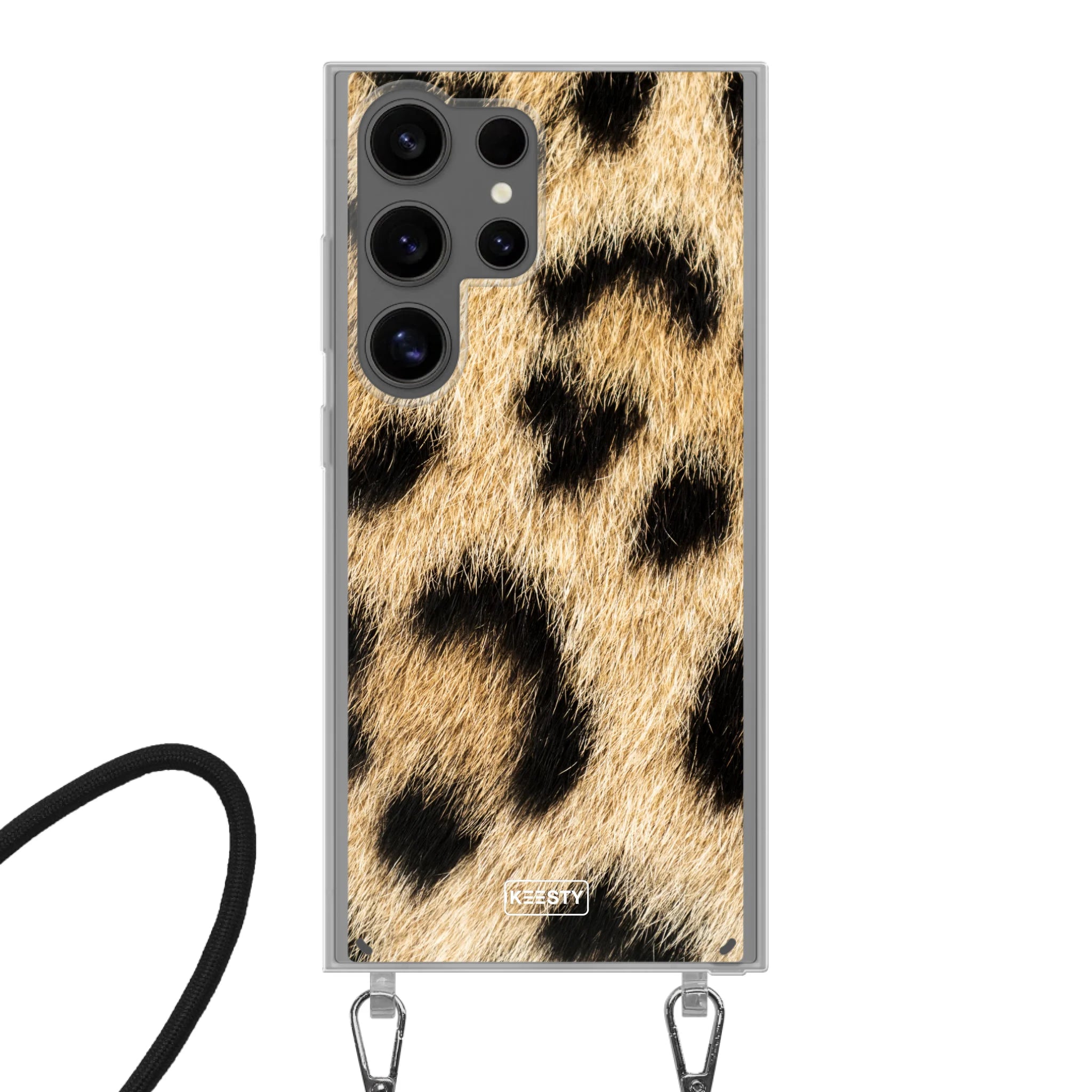 Telefoonhoesje Met Foto - Panter - Hoesje met koord