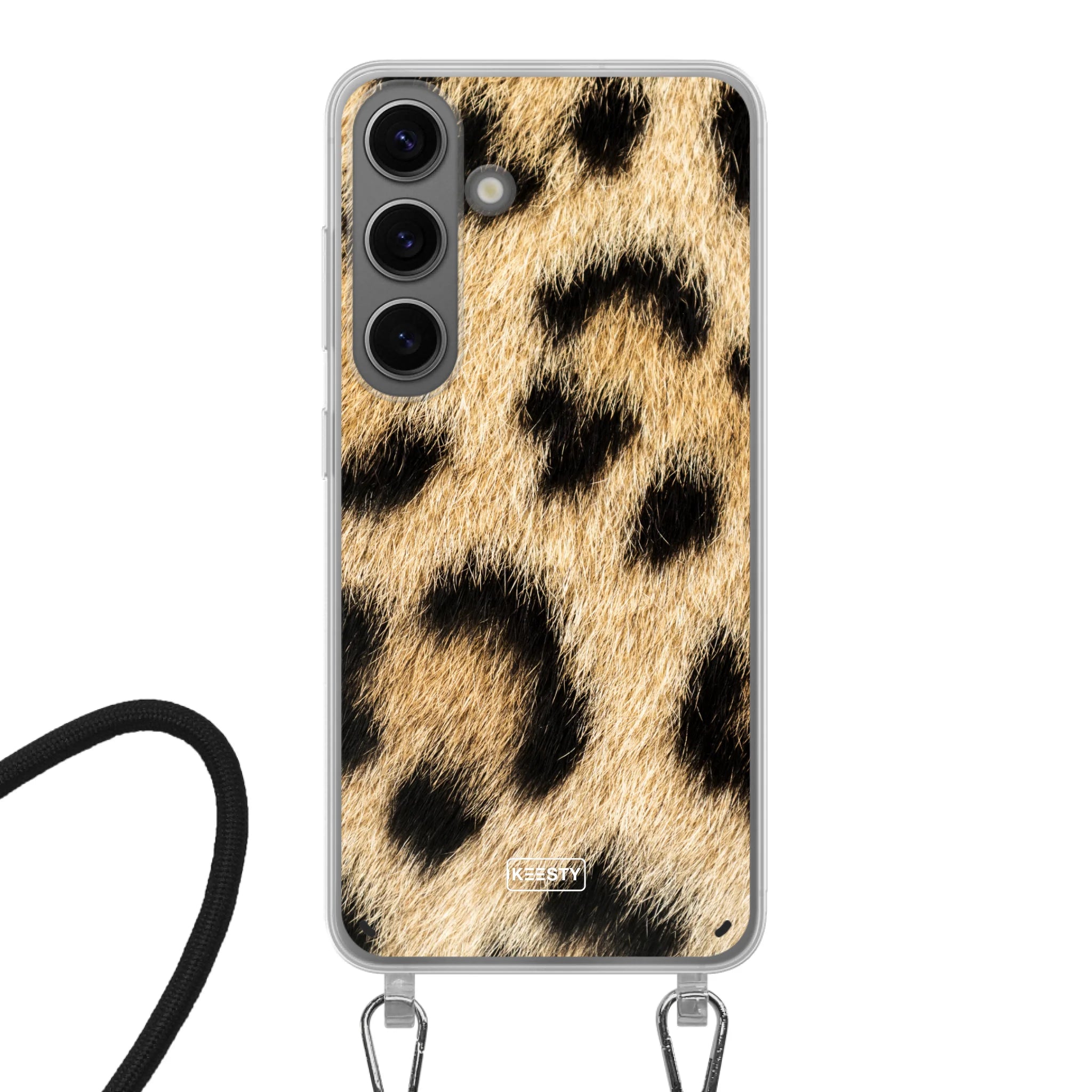 Telefoonhoesje Met Foto - Panter - Hoesje met koord
