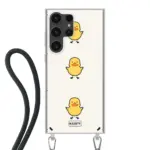 Telefoonhoesje Met Foto - Eend met achtergrond - Hoesje met koord