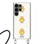 Telefoonhoesje Met Foto - Eend met achtergrond - Hoesje met koord