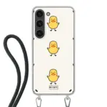 Telefoonhoesje Met Foto - Eend met achtergrond - Hoesje met koord