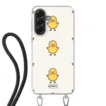 Telefoonhoesje Met Foto - Eend met achtergrond - Hoesje met koord