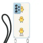 Telefoonhoesje Met Foto - Eend met achtergrond - Hoesje met koord