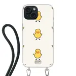 Telefoonhoesje Met Foto - Eend met achtergrond - Hoesje met koord