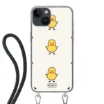 Telefoonhoesje Met Foto - Eend met achtergrond - Hoesje met koord