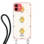 Telefoonhoesje Met Foto - Eend met achtergrond - Hoesje met koord