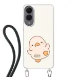 Telefoonhoesje Met Foto - Eend leuk - Hoesje met koord