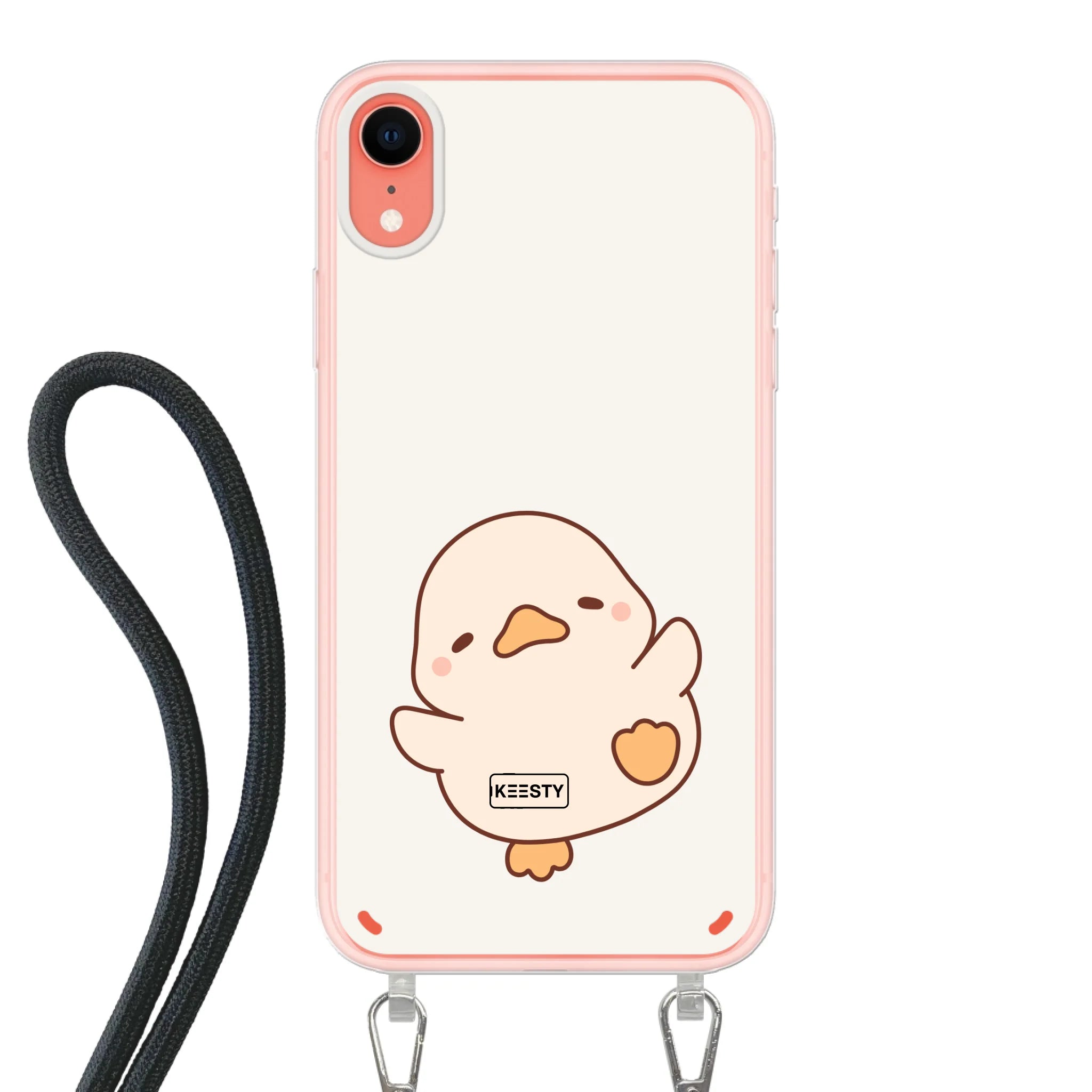 Telefoonhoesje Met Foto - Eend leuk - Hoesje met koord