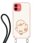 Telefoonhoesje Met Foto - Eend leuk - Hoesje met koord