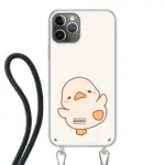 Telefoonhoesje Met Foto - Eend leuk - Hoesje met koord