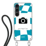 Samsung Galaxy S23 Crossbody case (back printed, transparent)