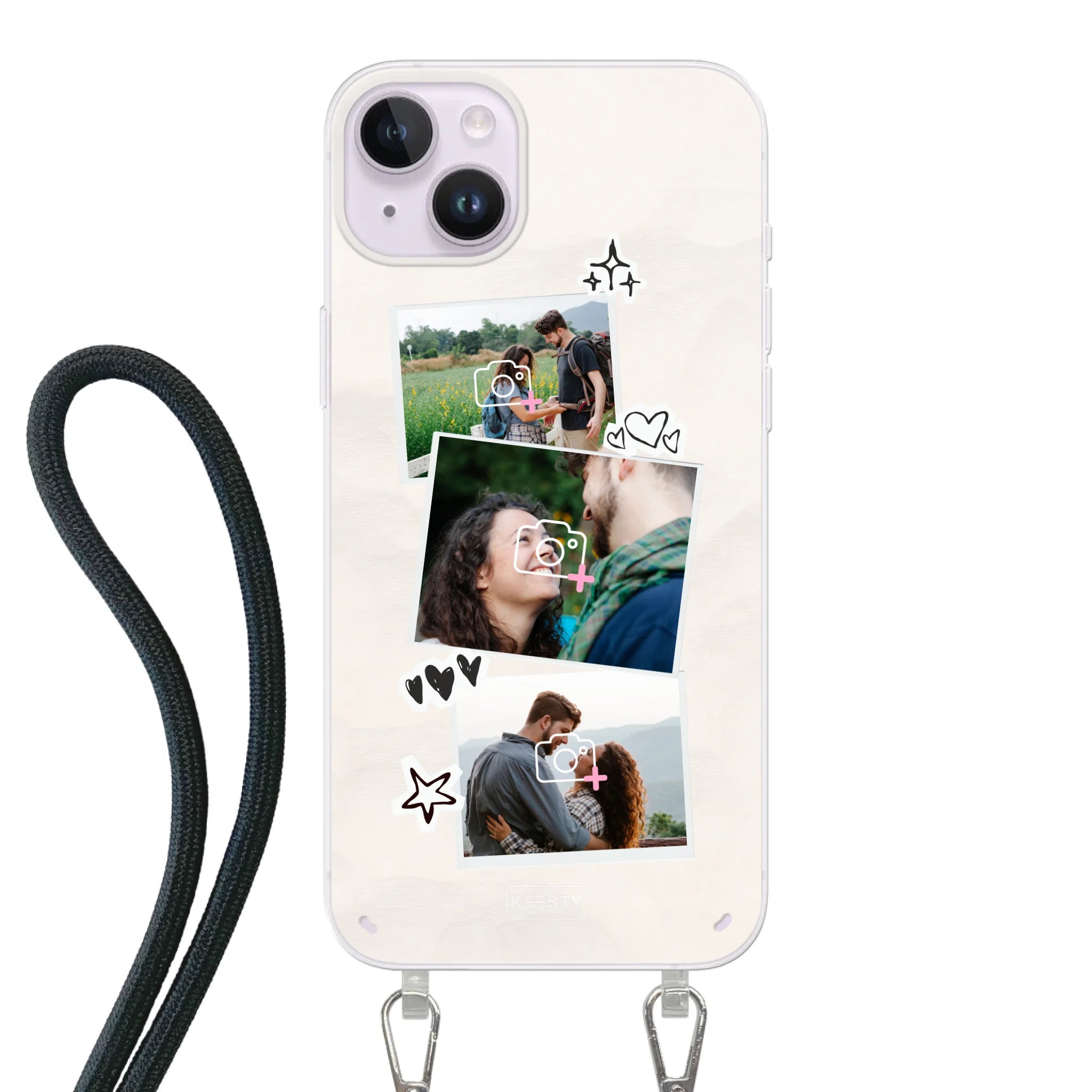 Telefoonhoesje Met Foto - Polaroid - Hoesje met koord