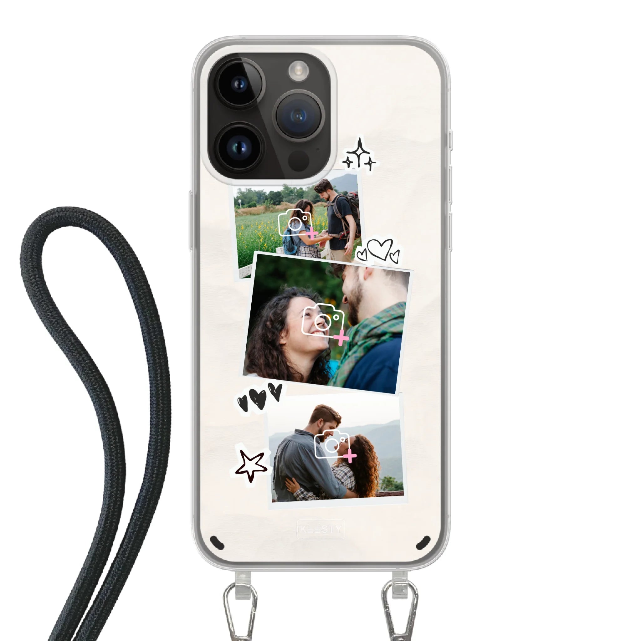 Telefoonhoesje Met Foto - Polaroid - Hoesje met koord