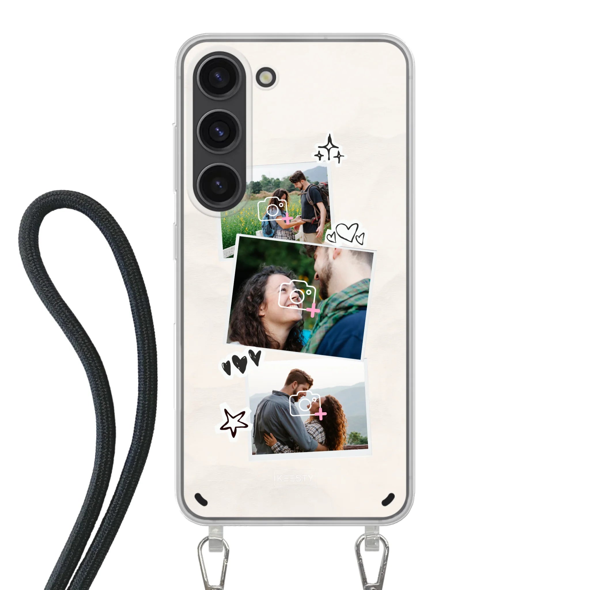 Telefoonhoesje Met Foto - Polaroid - Hoesje met koord