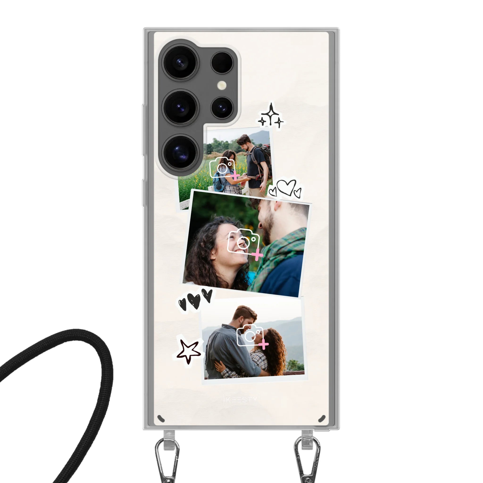 Telefoonhoesje Met Foto - Polaroid - Hoesje met koord