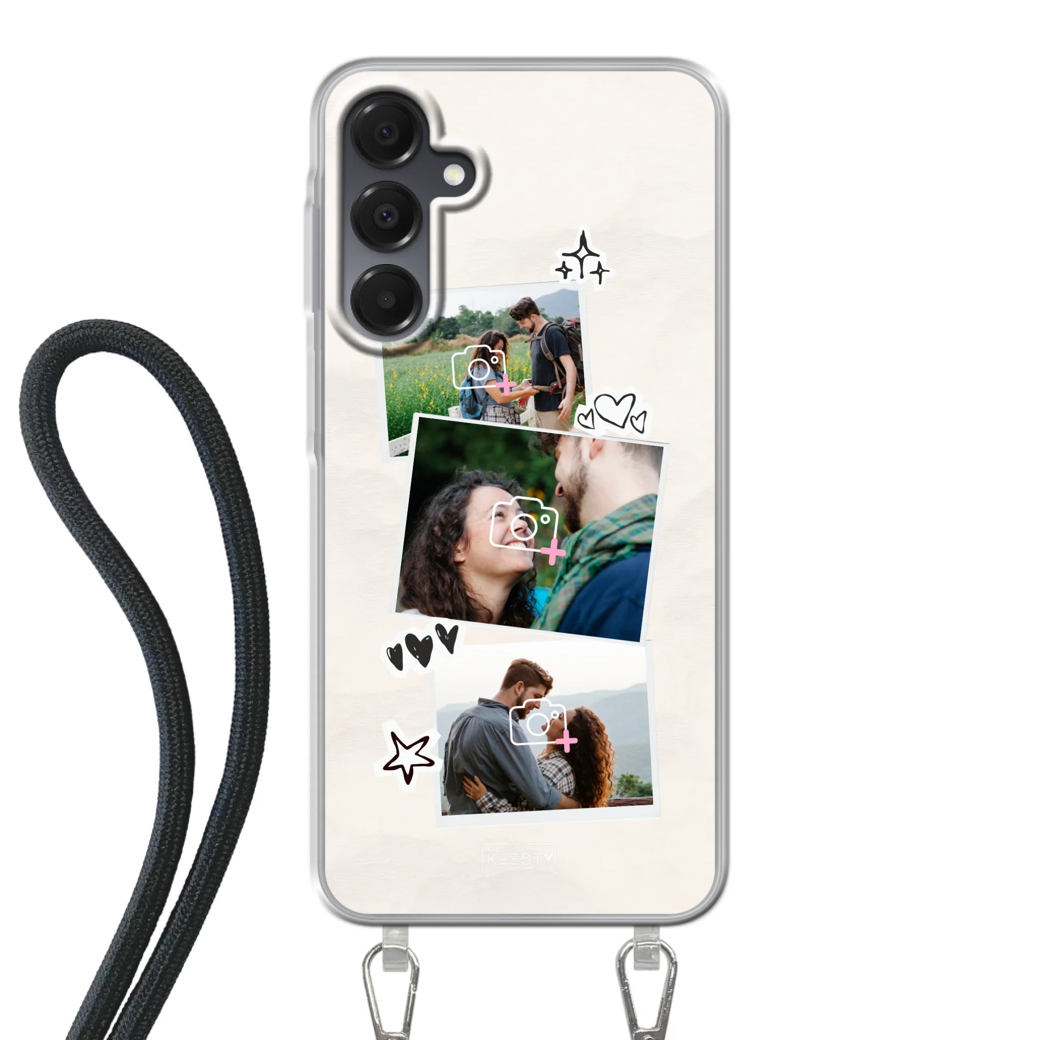 Telefoonhoesje Met Foto - Polaroid - Hoesje met koord