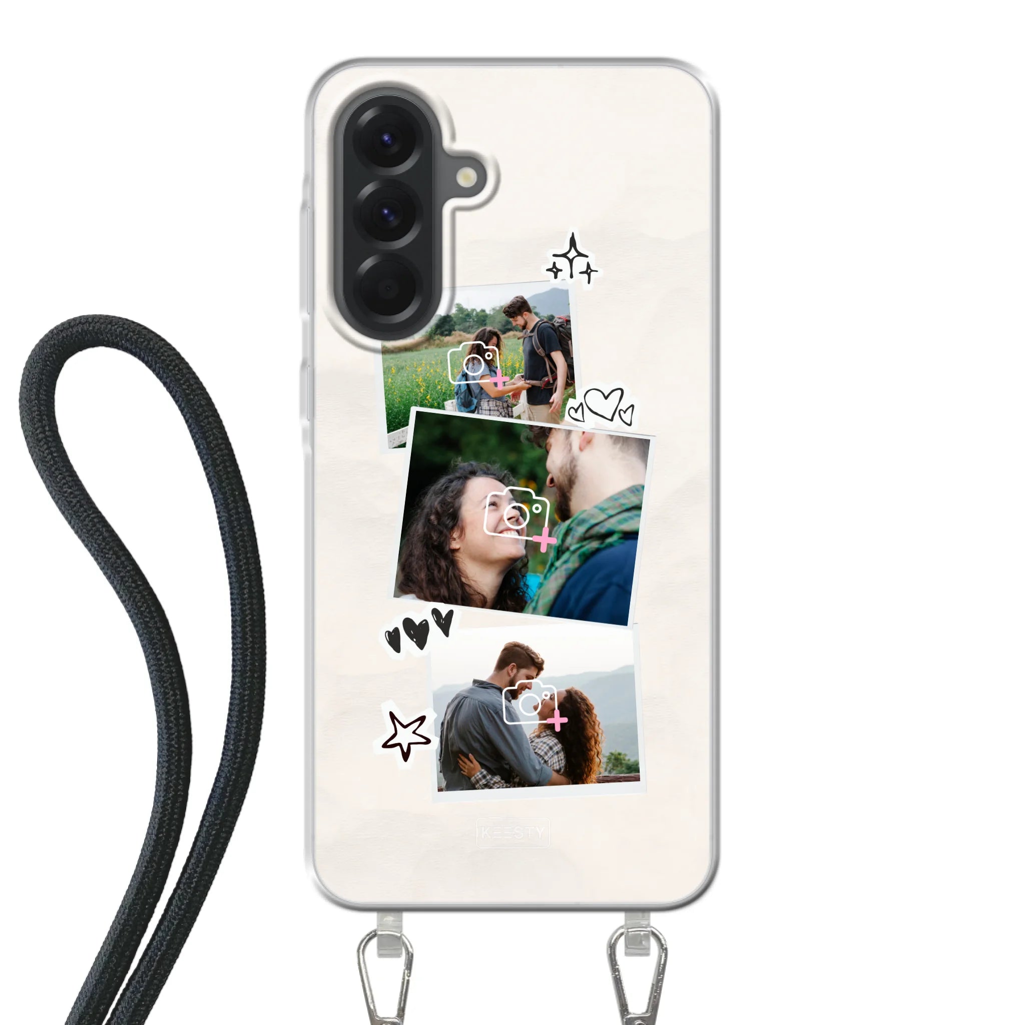 Telefoonhoesje Met Foto - Polaroid - Hoesje met koord