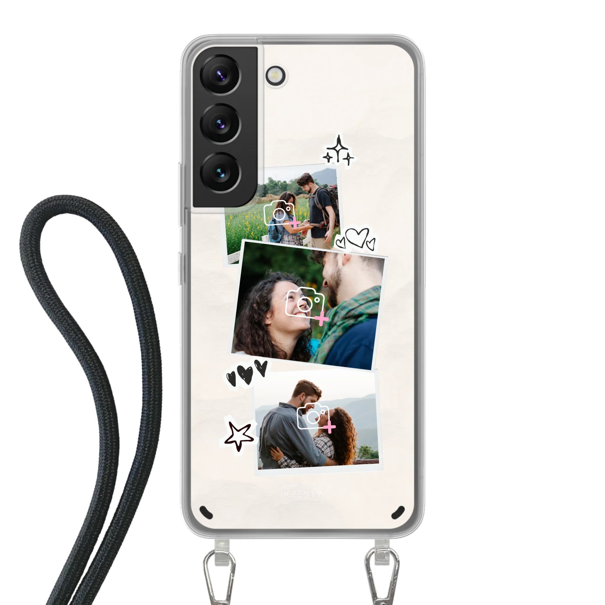 Telefoonhoesje Met Foto - Polaroid - Hoesje met koord