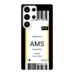 Eigen hoesje maken - Vliegticket - Soft hoesje