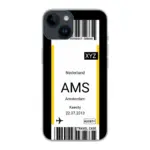 Eigen hoesje maken - Vliegticket - Soft hoesje