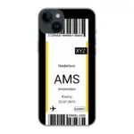 Eigen hoesje maken - Vliegticket - Soft hoesje