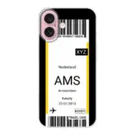 Eigen hoesje maken - Vliegticket - Soft hoesje