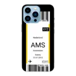 Eigen hoesje maken - Vliegticket - Soft hoesje