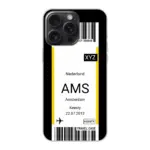 Eigen hoesje maken - Vliegticket - Soft hoesje