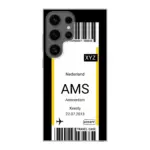 Eigen hoesje maken - Vliegticket - Soft hoesje