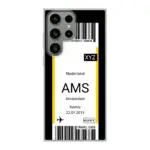 Eigen hoesje maken - Vliegticket - Soft hoesje