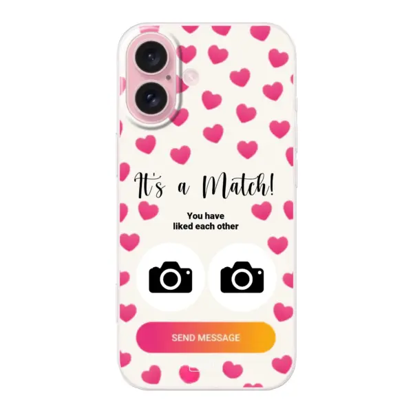 Telefoonhoesje Met Foto - It's a match - Soft hoesje